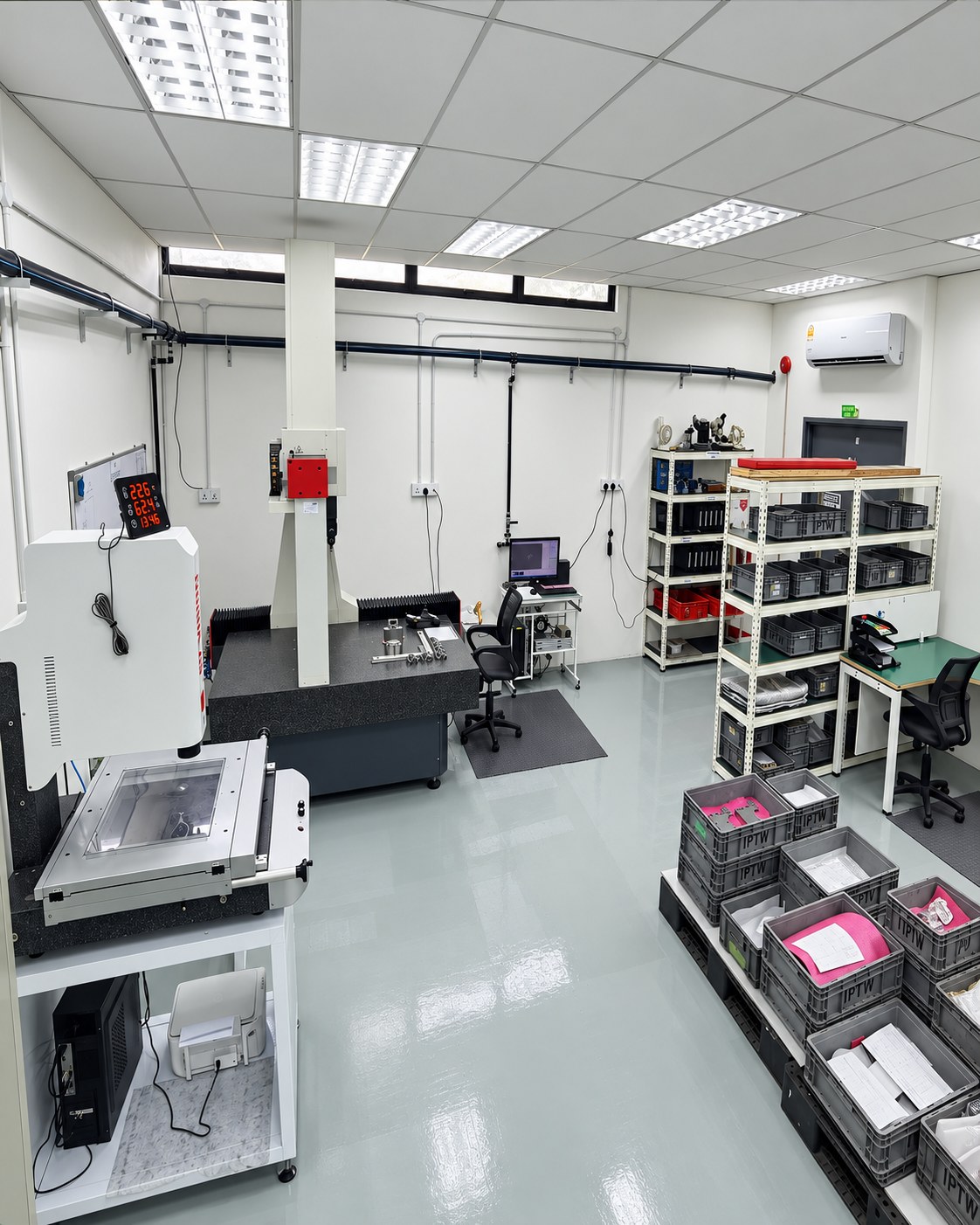 TPTW quality control laboratory